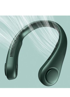 ماركة غير محددة SmartDevil Portable Neck Fan, Hands Free Bladeless Neck Fan, Rechargeable Battery Operated Wearable Personal Fan, 360° Cooling Hanging Neck Fan, 3 Speeds, 48 Air Outlet, for Travel, Outdoor(  - Image 3