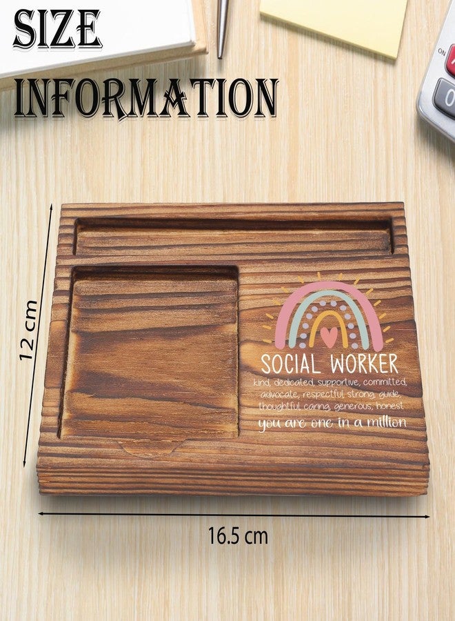 YODOCAMP Social Worker Gift Sticky Note Holder, Social Work Appreciation Week Gifts, School Social Worker Teacher Thank You Gifts, Social Worker Graduation Gift Self-Stick Note Pad Holders TZP57 - Image 4