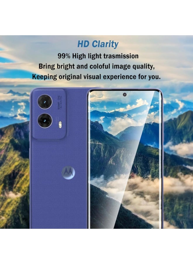 Screen Protector For Motorola Moto G85 5G Tempered Glass Screen Protector Full Glue Edge-to-edge Anti Scratch Bubble Free for Moto G85 5G - Image 3