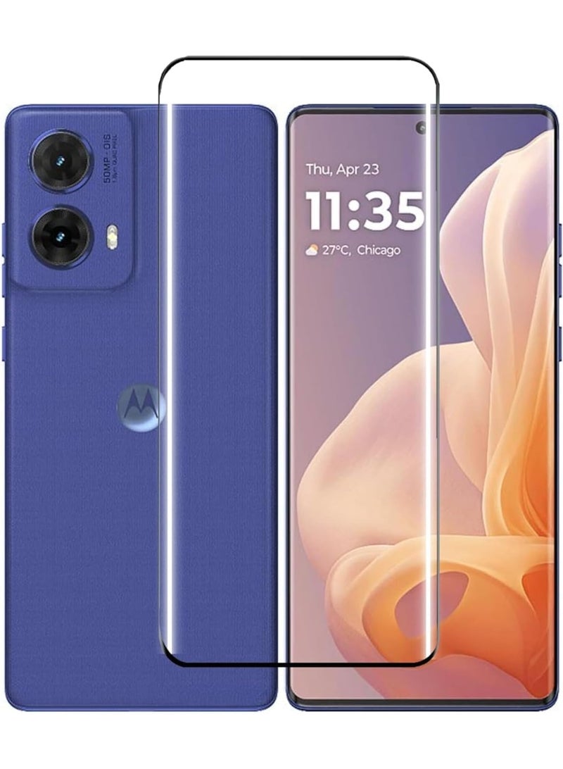 Screen Protector For Motorola Moto G85 5G Tempered Glass Screen Protector Full Glue Edge-to-edge Anti Scratch Bubble Free for Moto G85 5G - Image 1