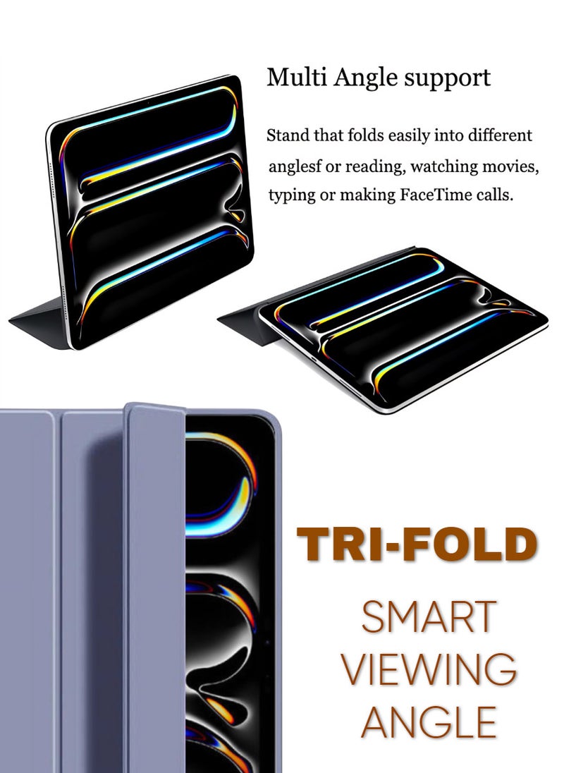 Blueberry Smart Case For iPad Pro 11 Inch Case 2024 with Pencil Holder - Image 2