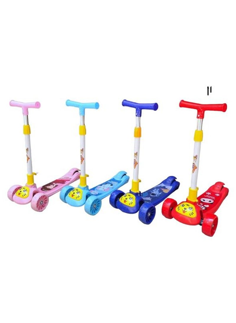 3 Wheel Kick Scooter for Kids 4pcs
