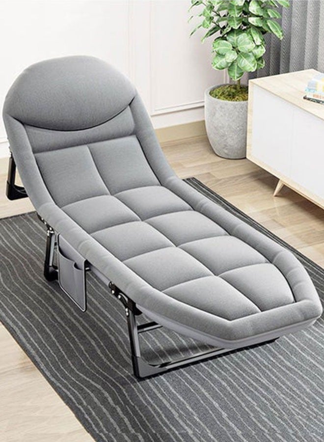 GoldenLike  سرير قابل للطي، كرسي سرير للتخييم قابل للطي للبالغين، سرير تخييم مريح مع مرتبة، كرسي استلقاء للسرير، للسفر، في الهواء الطلق، المكتب، الصيد، الشاطئ - Image 4