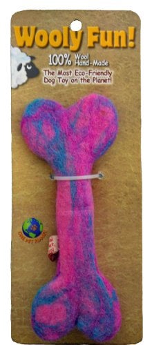 One Pet Planet Wool Dog Toy 65Inch Magenta - Image 1