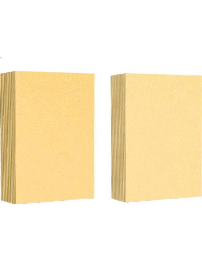 Tango A3++ Embossed Leather Texture Paper/Debossed Paper/Cover Paper/Cloud Paper/Cover Paper, Colored Cardstock For Tender Documents, Light Yellow 210G, 100 Sheets/Pack - Image 3