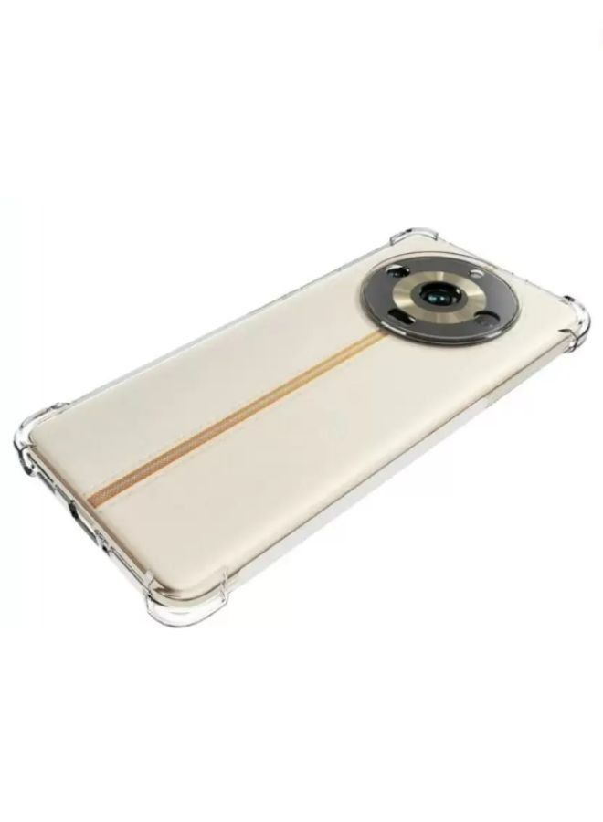 Premium Crystal Clear Thermoplastic Polyurethane Back Case Cover Compatible with  Realme 11 pro/ 11 pro plus