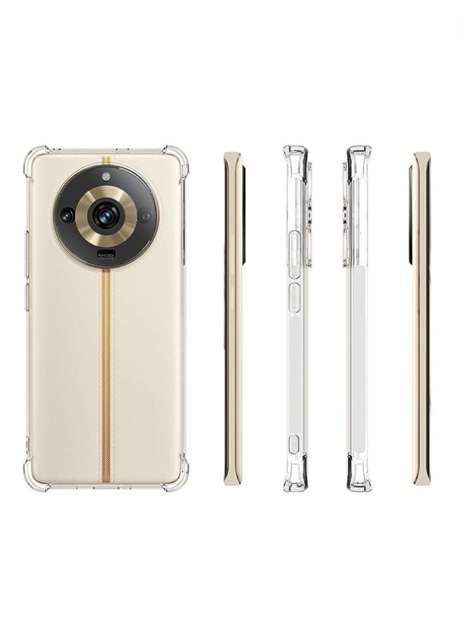 Premium Crystal Clear Thermoplastic Polyurethane Back Case Cover Compatible with  Realme 11 pro/ 11 pro plus