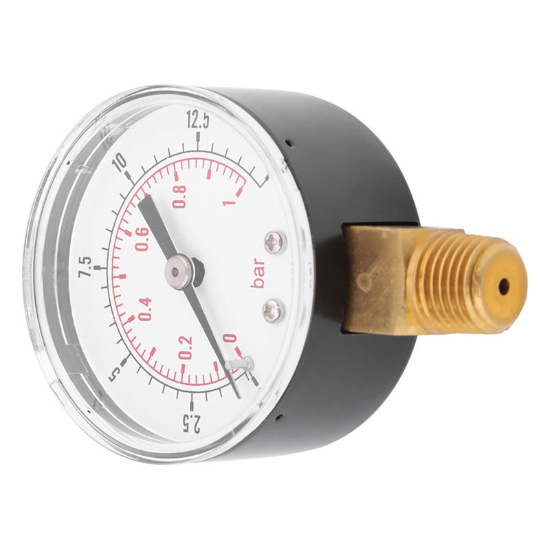 Mini Low Pressure Gauge For Fuel Air Oil Or Water 0-15psi/0-1bar BSPT - Image 3