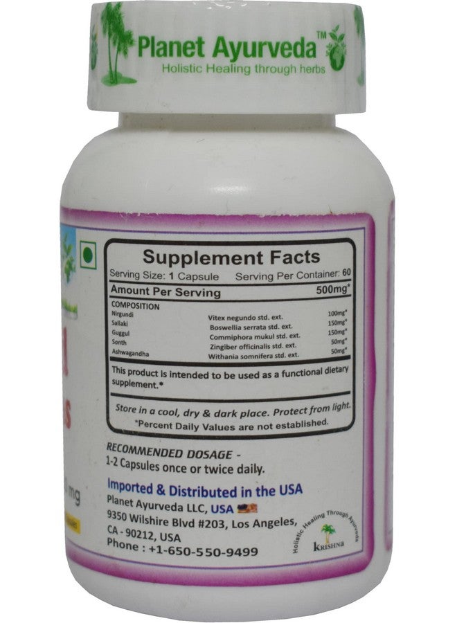 Planet Ayurveda Joint Aid Plus - 60 Capsules | Helpful in Joint Pain - Image 2