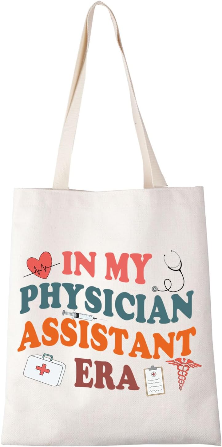 XYANFA Physician Assistant Makeup Bag PA Women Nurse Gifts PA Gift Thank You Nurse In My Physician Assistant Era Cosmetic Bag