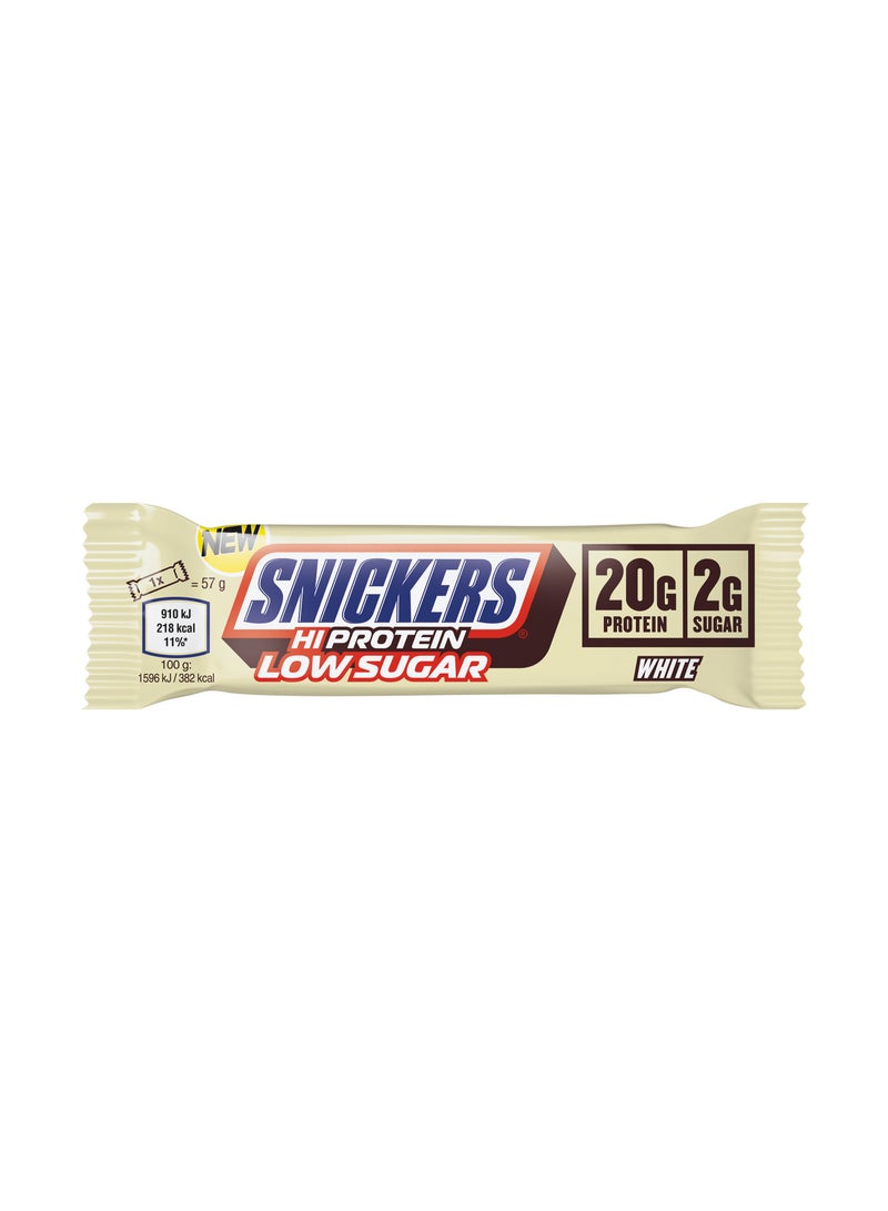 Snickers Low Sugar White Chocolate Protein Bar - Image 1