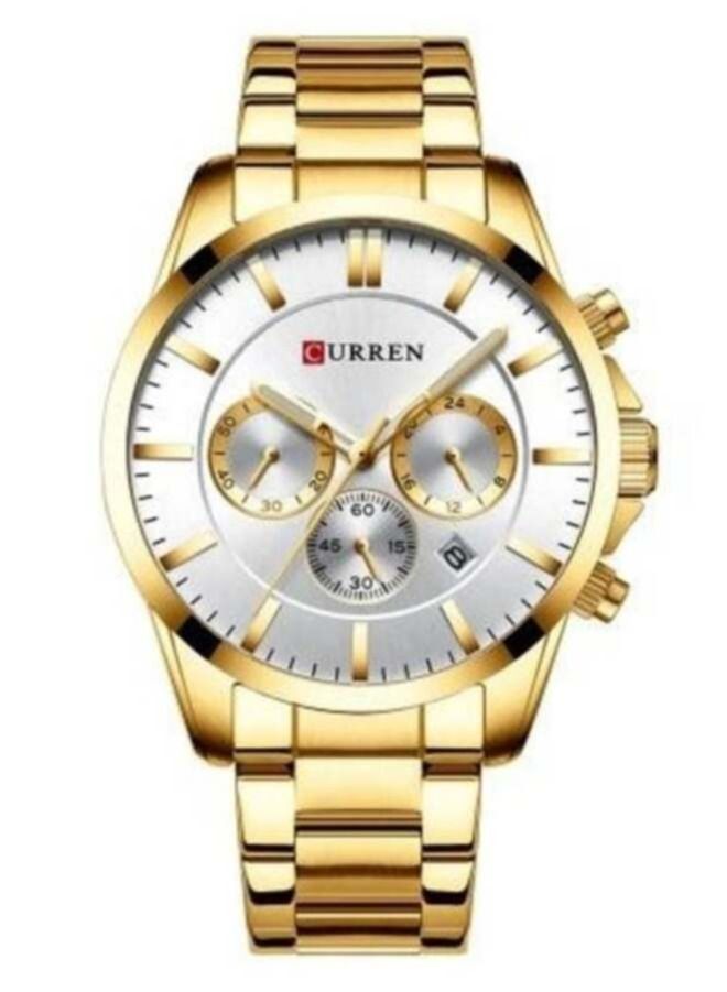 كارين الرجال للماء المعصم ووتش عارضة الرياضة كرونوغراف الكوارتز ووتش - Image 1