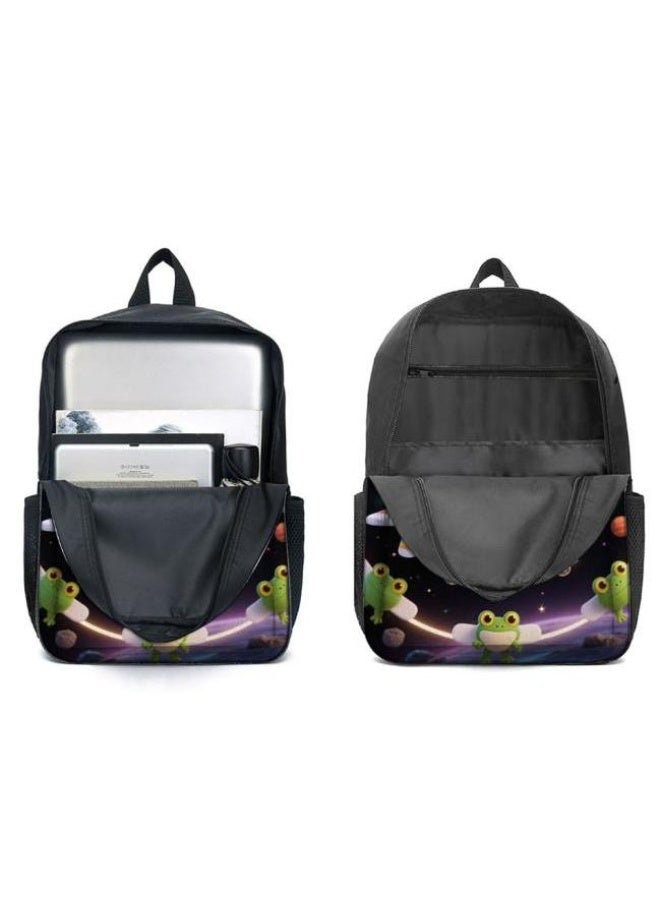 واضح من النار حقيبة ظهر + حقيبة يد + حقيبة قرطاسية | حقيبة كرتونية من ثلاث قطع، سهلة التعامل مع مناسبات مختلفة (متوفرة للطلاب والأطفال والأصدقاء في النزهايات وتسلق الجبال والتعليم وما إلى ذلك) | موسم العودة إلى المدرسة / هدايا المهرجان - 104 - Image 4