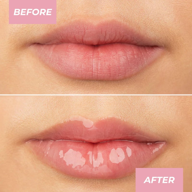 MCoBeauty - علاج الشفاه المتألق والمغذي 2 في 1 - رائحة الخوخ - زيت شفاه مرطب مع سكوالان وعبوة بكرة - لمسة لامعة نهائية - هدايا صغيرة للفتيات المراهقات - 10 مل - Image 5