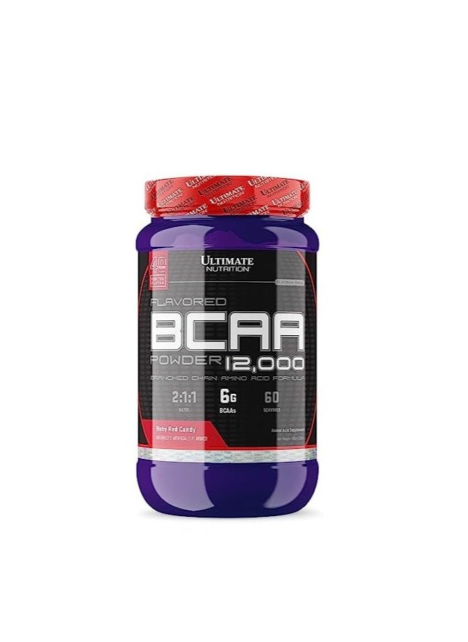 ULTIMATE NUTRITION - Ultimate Nutrition BCAA 60 Servings Ruby Red Candy - Image 1