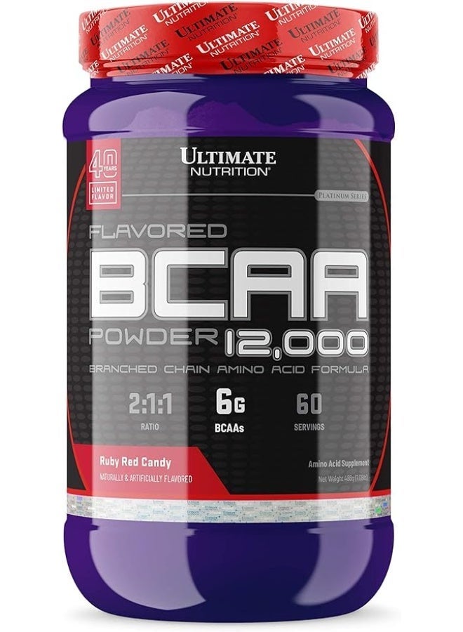 ألتميت نيوتريشن ألتيميت نيوتريشن BCAA 60 حصة روبي ريد كاندي - Image 5