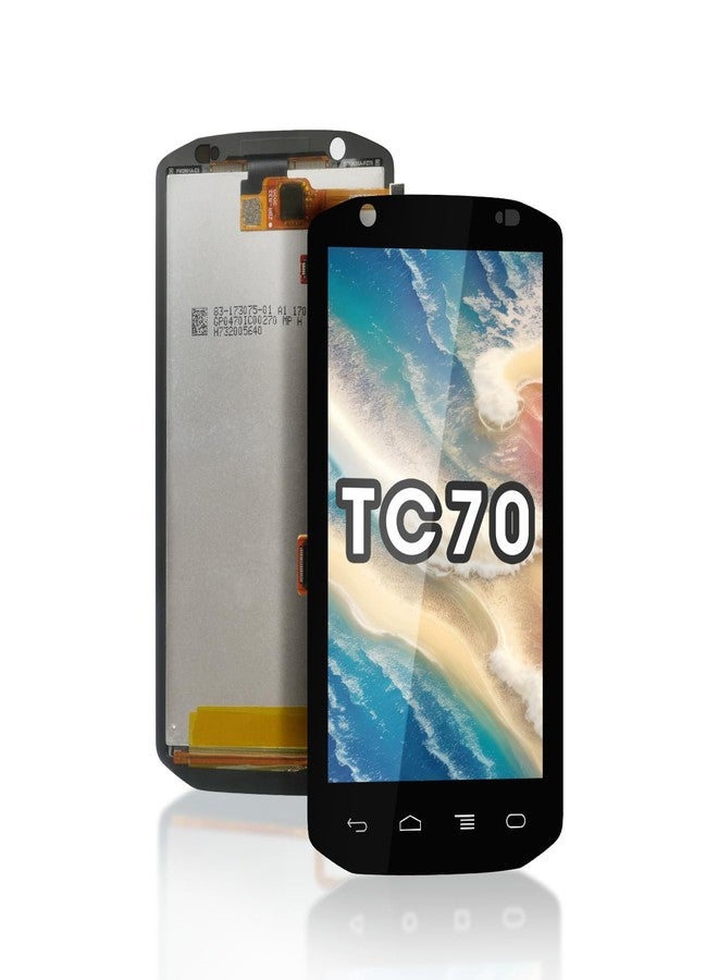 CARPSDZY LCD Screen Replacement with Touch Digitizer for Symbol TC70 TC75 TC75X Barcode Scanner Handheld Mobile Computer (Android Version), HD Sensitive (for Symbol TC70) - Image 1