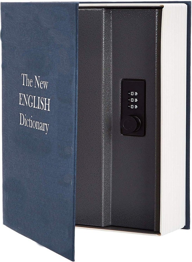 Jigva Dictionary Book Type Secret Book Locker for Coin Money Jewelry with Combination Locker for Coin Money Jewelry with Combination Locker - Image 1