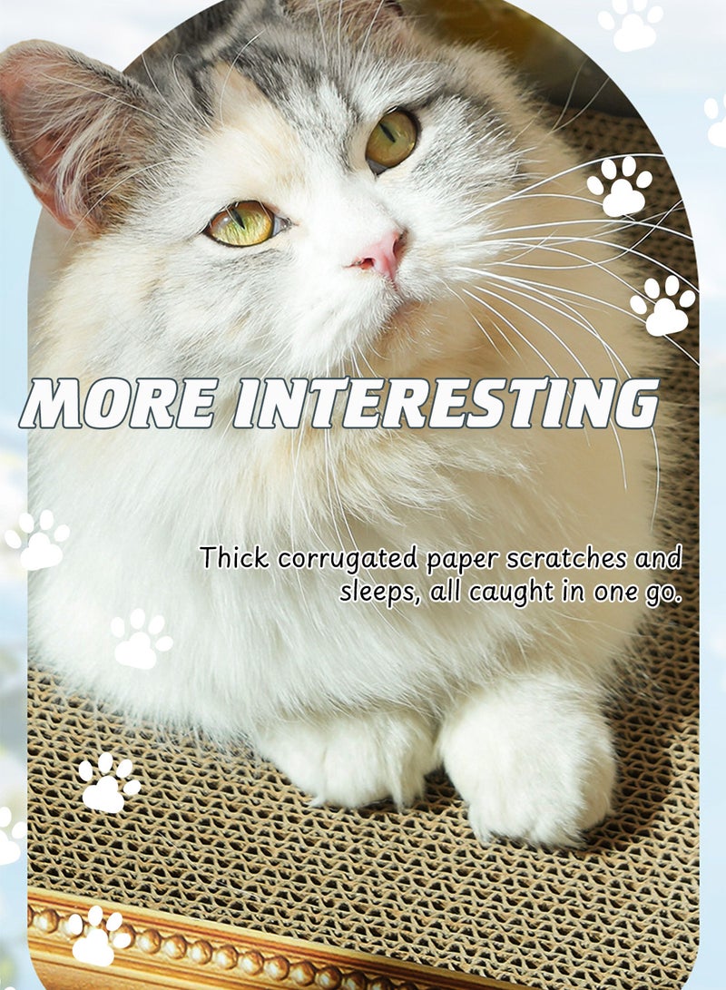 كيدل اللوحة الزيتية القطة خدش المجلس القطة خدش السرير القطة لعبة بيت للديكور المنزلي الداخلي - Image 5