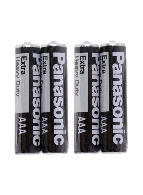4 Pieces Extra Heavy Duty AAA Batteries