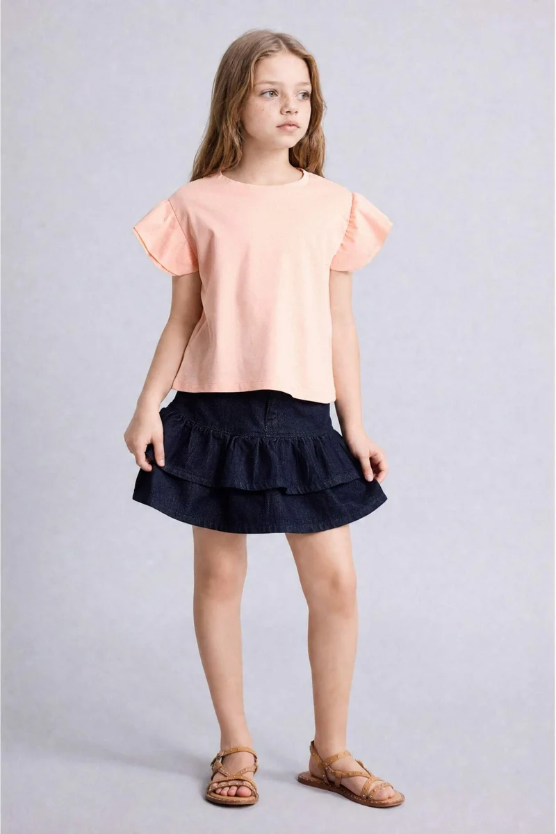 ديفاكتو Regular Fit Short Sleeve T-Shirt