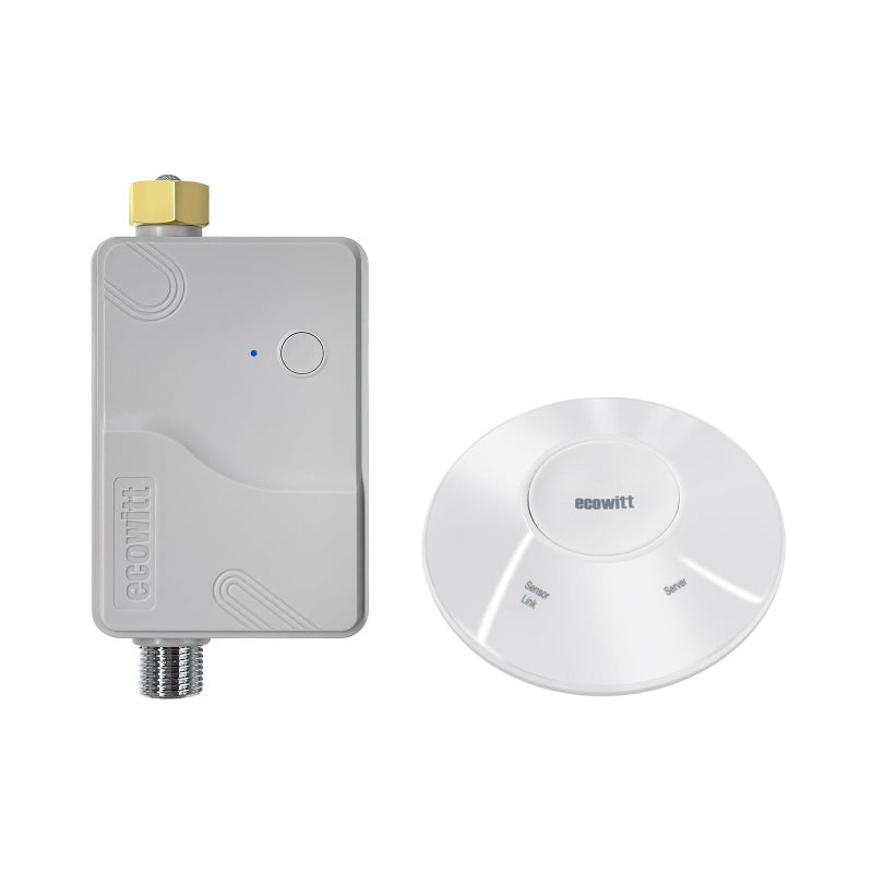 ECOWITT Intelligent Watering Timer Kit, with WFC01 Sprinkler Timer(NPT Thread) and GW2000 Wi-Fi Hub, APP Remote Control, IoT Linkage, Automatic Irrigation, Support Ecowitt Cloud Server, 915 MHz - Image 1
