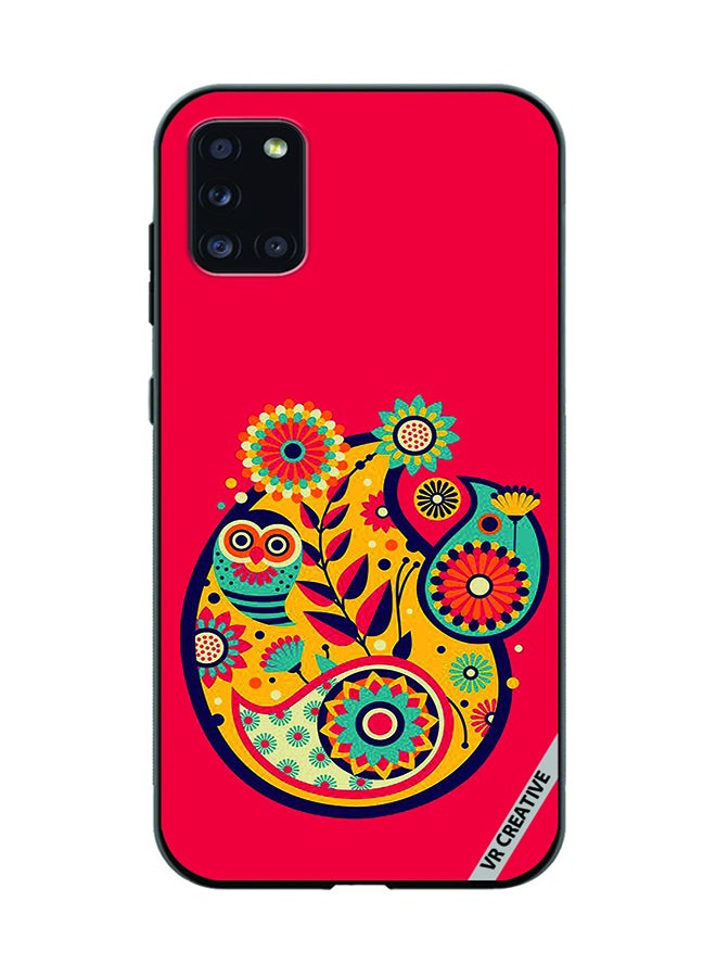VR CREATIVE Protective Case Cover For Samsung Galaxy A31 Mandala Art Design Multicolour - Image 1