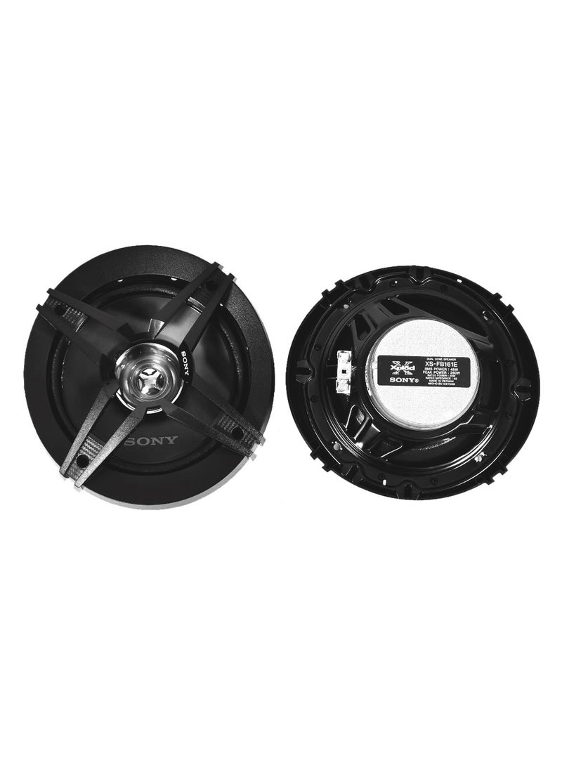 Sony - SONY 2 Pcs Set Xplod Car Speaker Dual Cone 45W/260W Music Speaker 16cm/6.5  Flush Mount Mega Bass XSFB161E - Image 1
