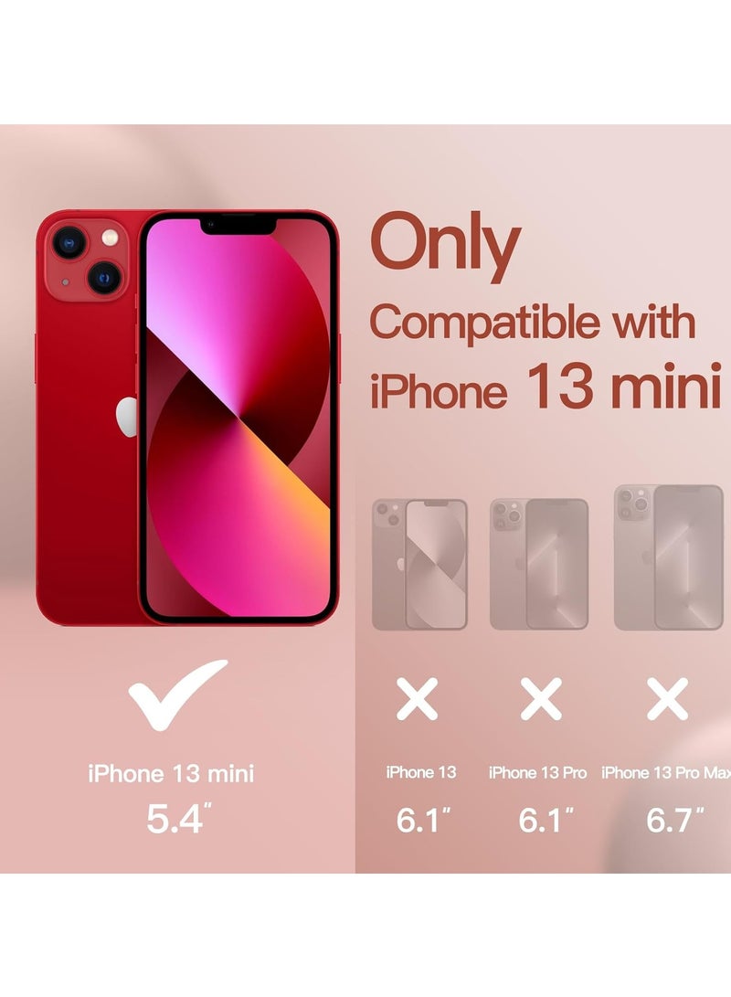 LEDIN Silicone Case for iPhone 13 Mini 5.4-Inch, Silky-Soft Touch Full-Body Protective Phone Case, Shockproof Cover with Microfiber Lining - Image 5