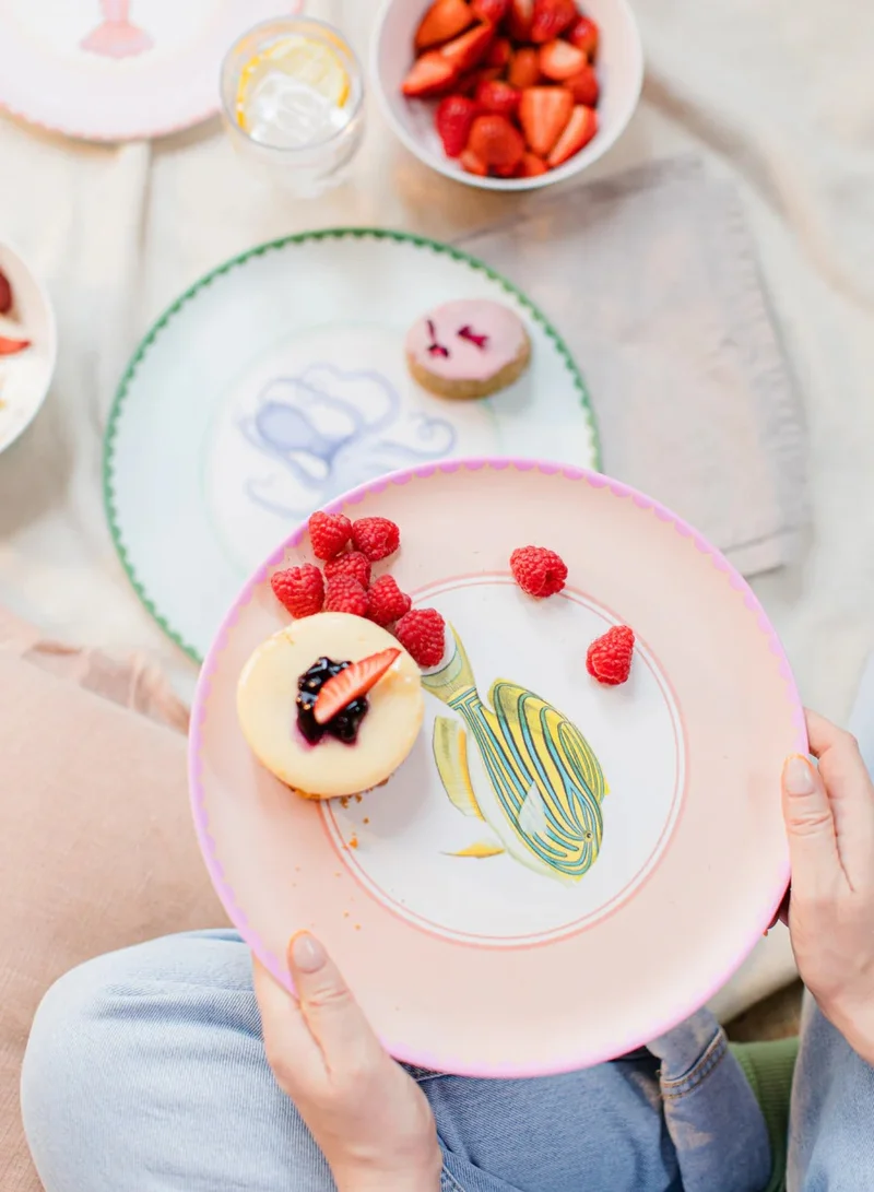 YVONNE ELLEN Animal Melamine Side Plates (Set of 4)