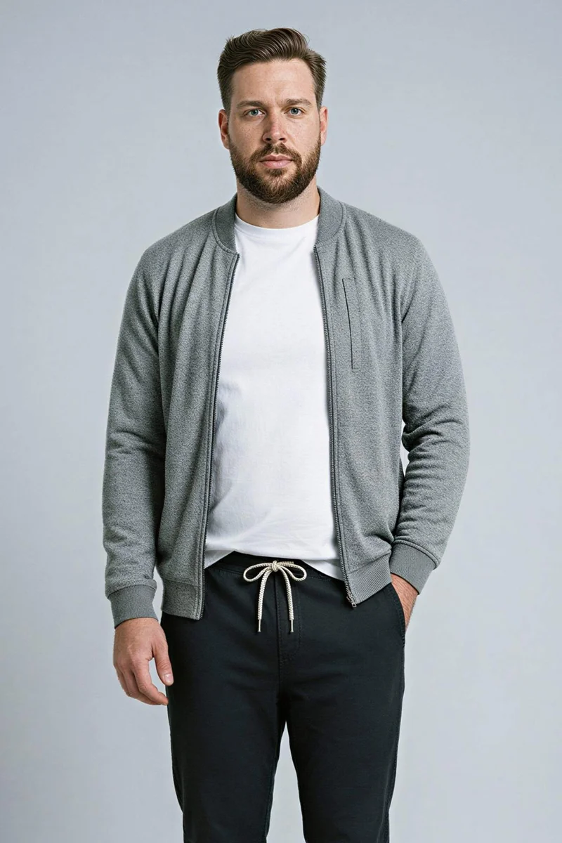 ديفاكتو Regular Fit Teddy Collar Cardigan
