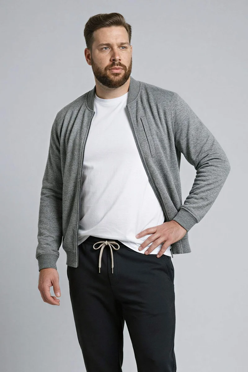Defacto  Regular Fit Teddy Collar Cardigan for Men | Best Price UAE