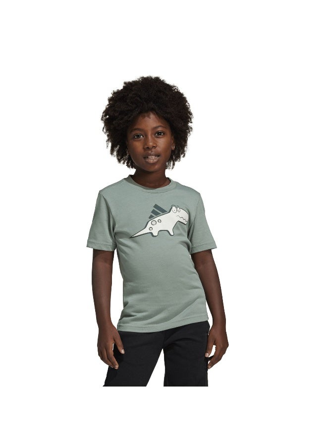 Adidas little kids adiraptor unisex graphic t-shirt - Image 3