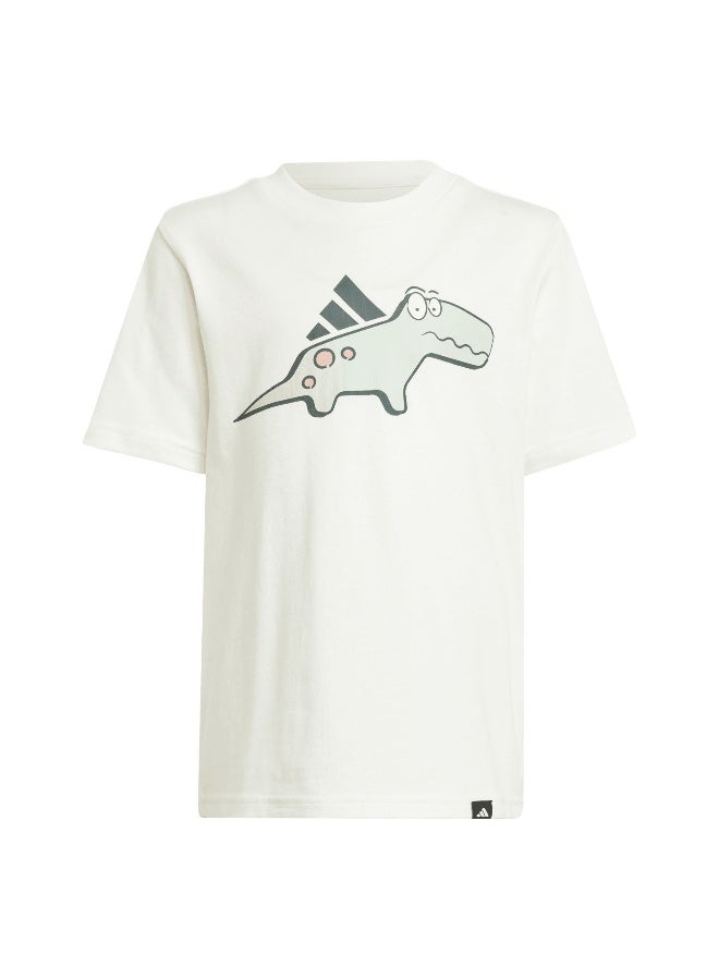 Adidas little kids adiraptor unisex graphic t-shirt - Image 1