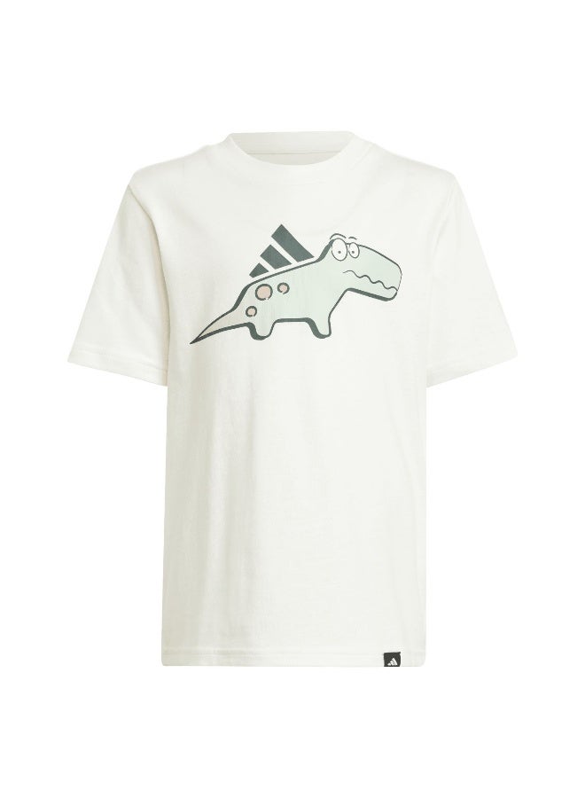 Adidas little kids adiraptor unisex graphic t-shirt - Image 2