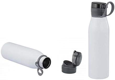 The gifts bucket TGB Stainless Steel Vacuum Flasks Water Bottle with Sipper Cap Stainless Steel Insulation Kettle 500 ml White - Image 2