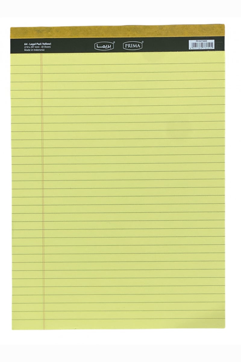 PRIMA Pack of 10 notebooks lined paper 40 sheets A4 size  - Image 1