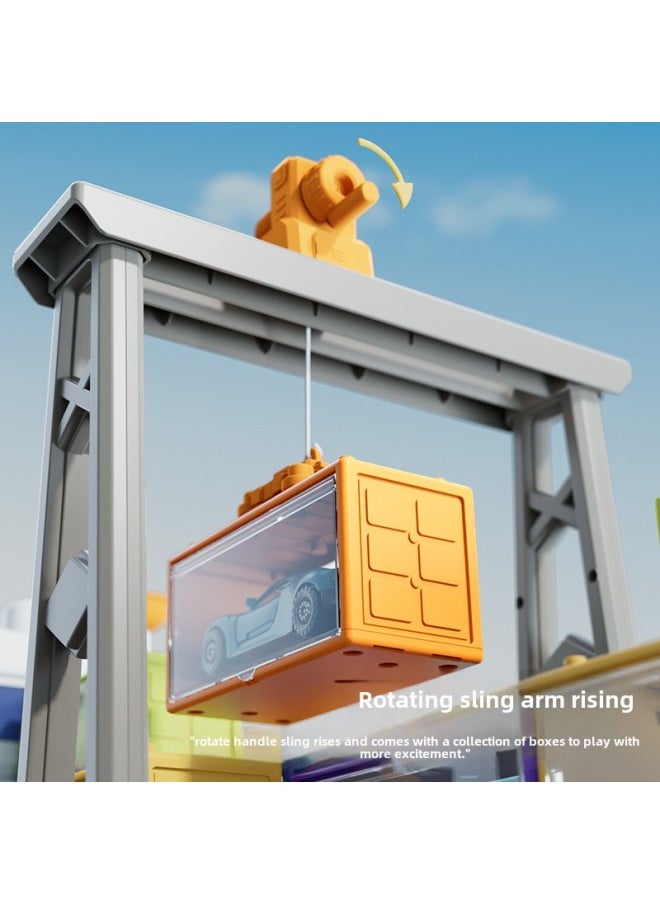 Generic - Oversized Children's Luxury Cargo Ship Toy Sound And Light Ship Ship Model Boy Sliding Alloy Car-Color:SJ678 Luxury Large Cargo Ship  Color Box - Image 1