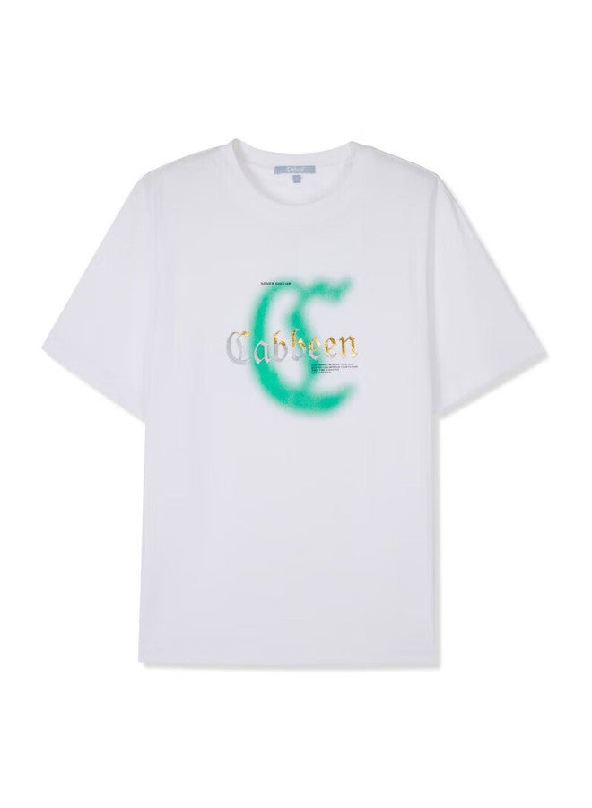 Cabbeen "Cool Sensation Solona" Men'S Printed T-Shirt With Textured Short Sleeves In Off-White - Cool Sensation 50/175/L - Image 2
