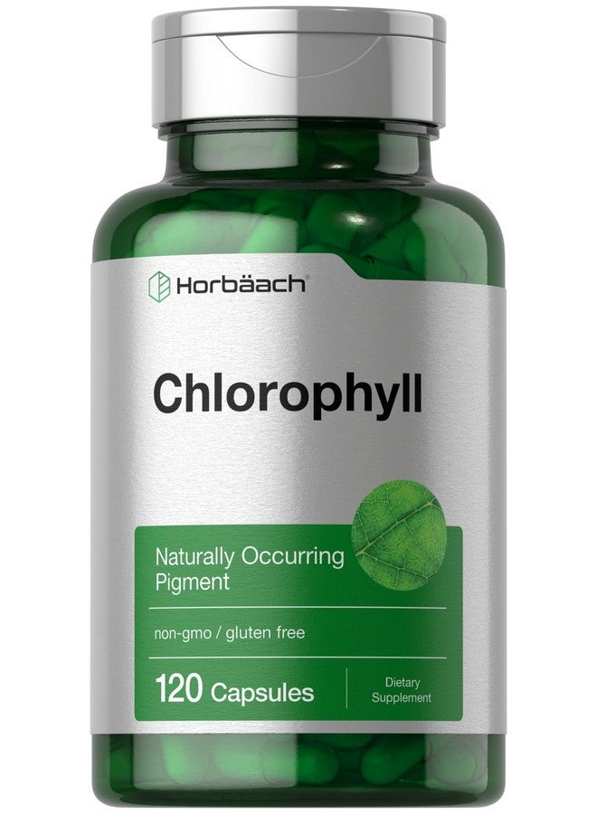 Horbäach Chlorophyll Capsules | 120 Count | Non-GMO and Gluten Free Supplement | Naturally-Occurring Pigment - Image 1