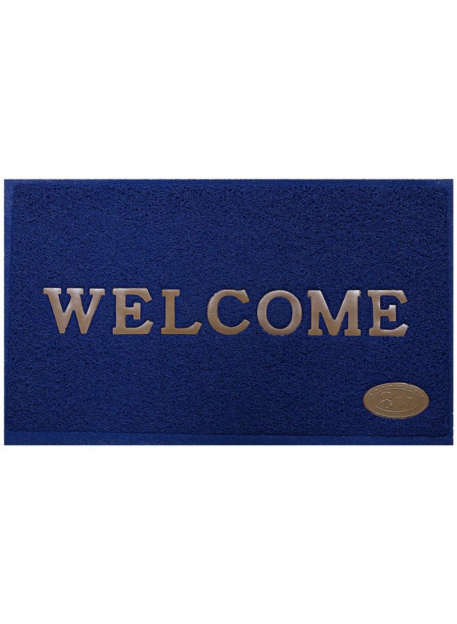 BENAVJI Printed Welcome Door Mat|Strong PVC Material & Solid Print|Anti Skid & Water Proof|Size 58 X 38 (Blue), Large Rectangle - Image 4