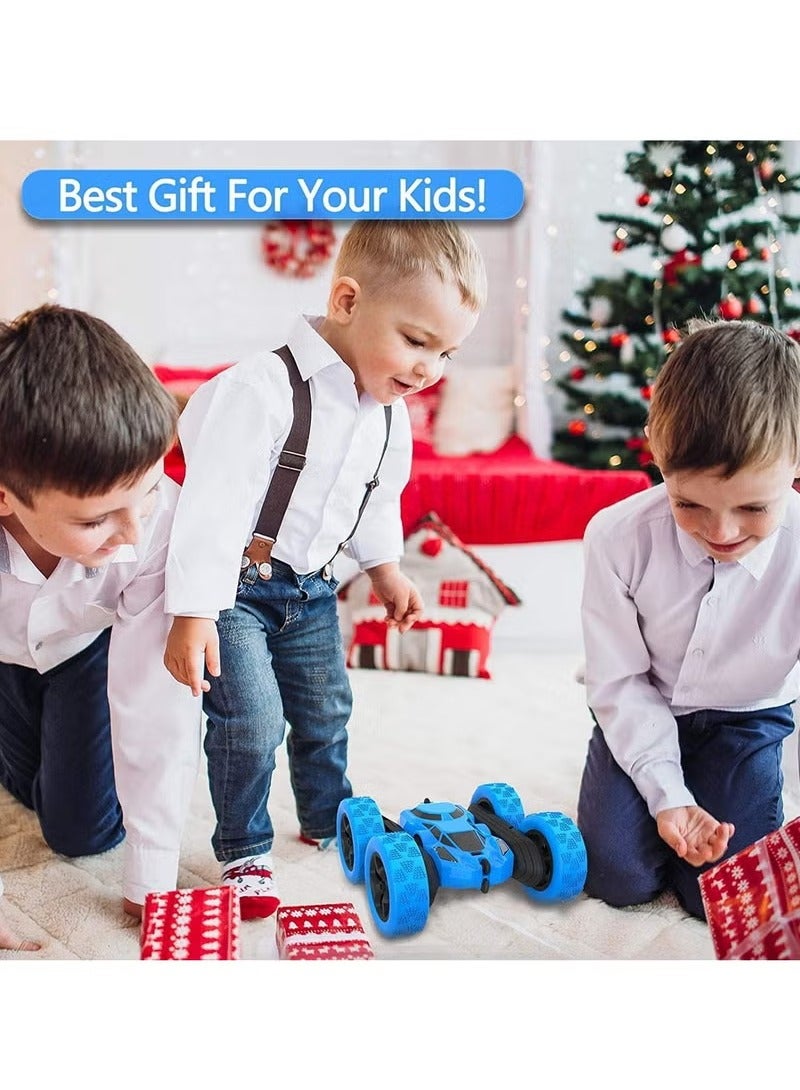 Remote Control Cars for Kids Toys 6+ Years Old Boys,Stunt Cars Wheel Lights Rc Car,Christmas Birthday Gift Boy Girls Age 6+ Years (Blue) - Image 5