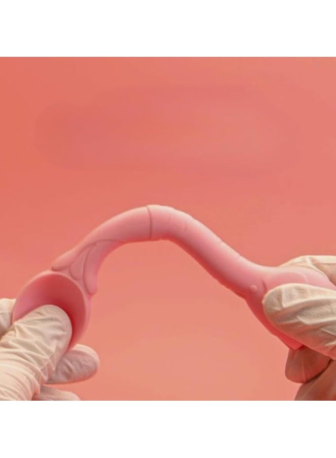 Spoon and Fork Set - Baby , BPA Free, Gentle on Gums, Easy to Grip for Babies (Pink) - Image 4