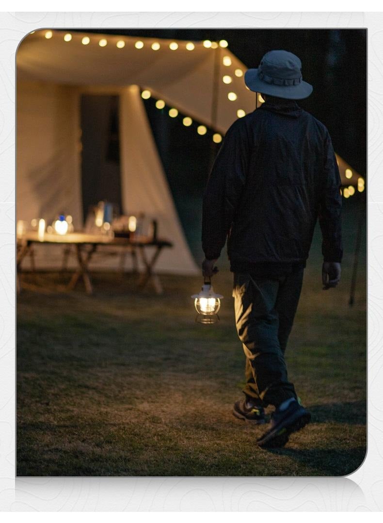 Y&D Outdoor Lighting Camping Lights Long Battery Life Charging Camp Atmosphere Retro Camping Tent Lantern - Image 4