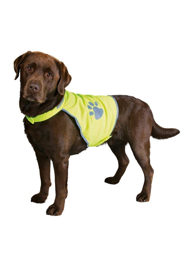 Trixie Safety Vest For Dogs, Safety During Water Games & Training, With Hook And Hoop Fasteners, Fully Adjustable With Reflective Stripes, (M, 32 Cm, Neon Yellow)  - Image 2