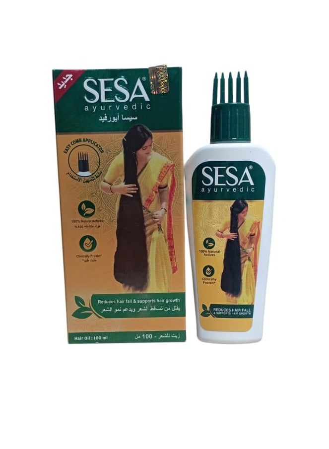 سيسا زيت الشعر من سيسا  لشعر قوي ولامع 100مل - Image 3