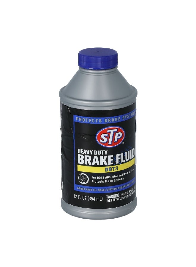 STP Reliable Performance Liquid Heavy Duty Dot 3 Brake Fluid 12 fl oz E301988501 - Image 3