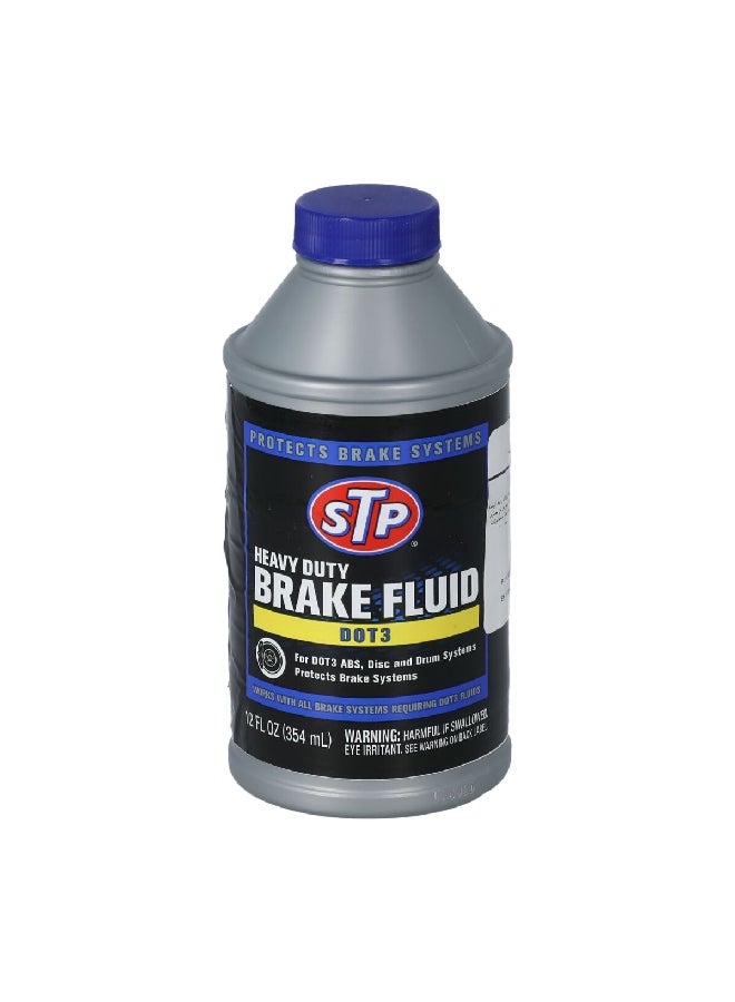 STP Reliable Performance Liquid Heavy Duty Dot 3 Brake Fluid 12 fl oz E301988501 - Image 1