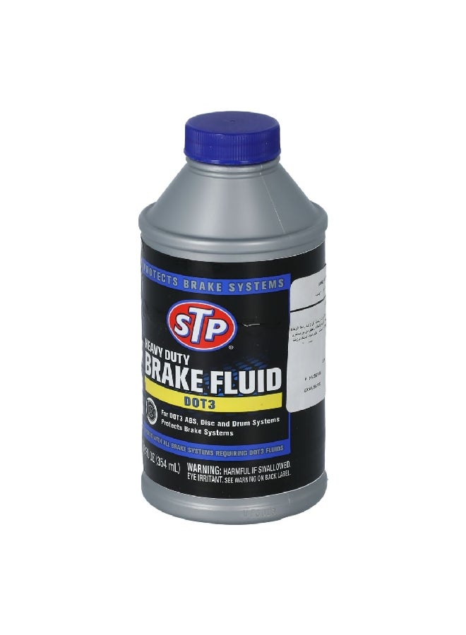 STP Reliable Performance Liquid Heavy Duty Dot 3 Brake Fluid 12 fl oz E301988501 - Image 2