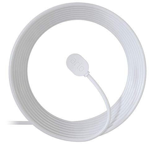 Arlo Outdoor Charging Cable Arlo Certified Accessory 25 ft Weather Resistant Connector Works with Arlo Pro 5S 2K Pro 4 Pro 3 Ultra 2 Ultra Floodlight and Go 2 Cameras White VMA5600C
